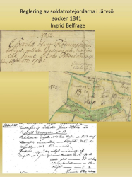 Reglering av soldatjorderotarna i Järvsö socken 1841