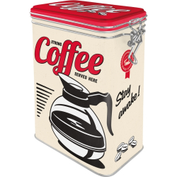 Plåtburk kaffeburk - Strong Coffee