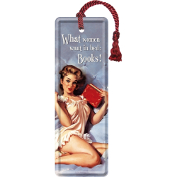 Bokmärke i metall What a women..., retro