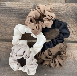 Scrunchie – 5 pack hårsnodd