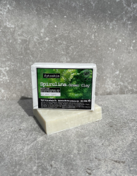 Grekisk olivtvål med spirulina och grön lera