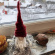 Hustomten  Jule med lockar från gotlandsfår 