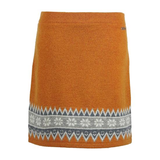 Scandinavian Knee Skirt Inca Gold i gruppen Landshopping.se / Kläder & Skor / Kläder / Stickat hos Landshopping (10007_2220298)