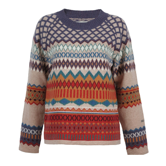 Ofelia Sweater Multicolor i gruppen Landshopping.se / Kläder & Skor / Kläder / Stickat hos Landshopping (10007_2440485)