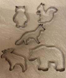 Pepparkaksformar skogens djur