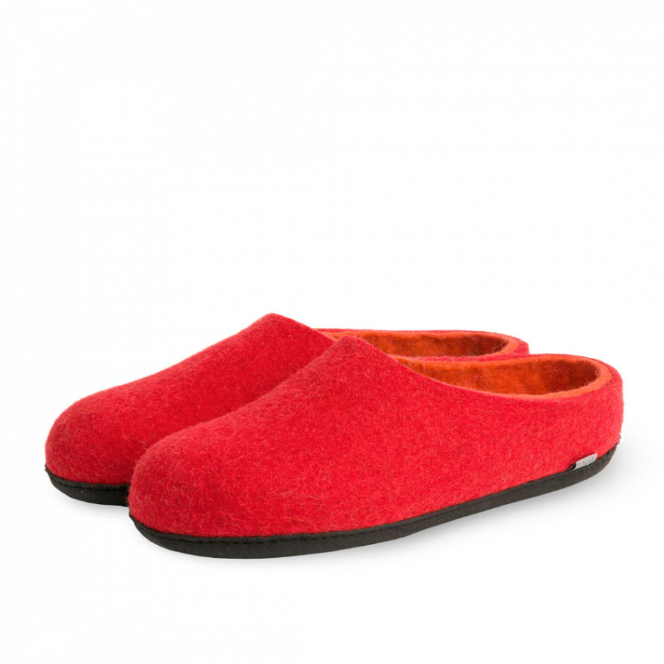 Tova X slippers r d Kl der Skor Land Shopping